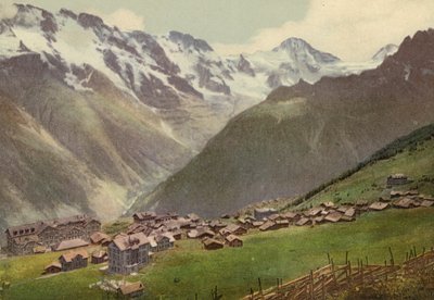 Oberland bernés: Mürren, vista total (foto a color) de Swiss Photographer