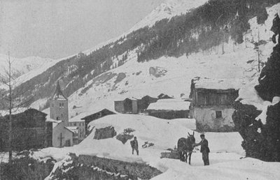 Bourg Saint-Pierre, Ruta del San Bernardo (foto en b/n) de Swiss Photographer