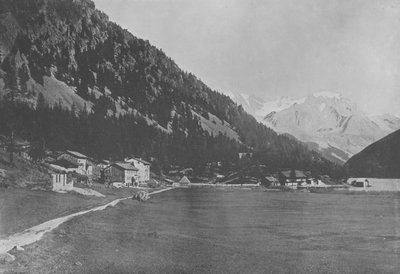 Champey y el Grand-Combin (foto en b/n) de Swiss Photographer