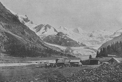 Glaciar de Roseg (foto en b/n) de Swiss Photographer