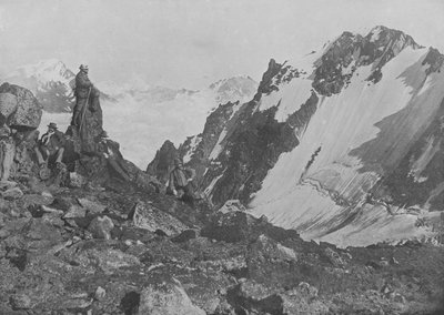 Le Portalet, le Combin y le Velan, Vista desde la Pointe d
