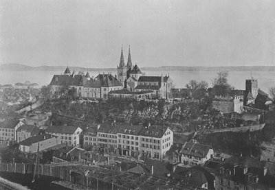 Neuchatel, El castillo y la colegiata de Swiss Photographer