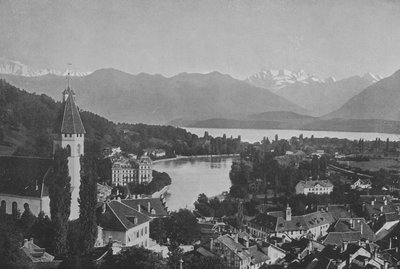 Thun, el Lago y los Alpes de Swiss Photographer