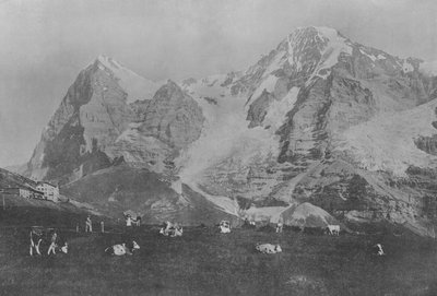 Wengernalp, Eiger y Monch (foto en b/n) de Swiss Photographer