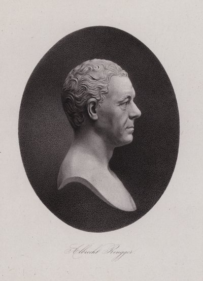 Albrecht Rengger, médico suizo y segundo Landammann de Suiza (grabado) de Swiss School
