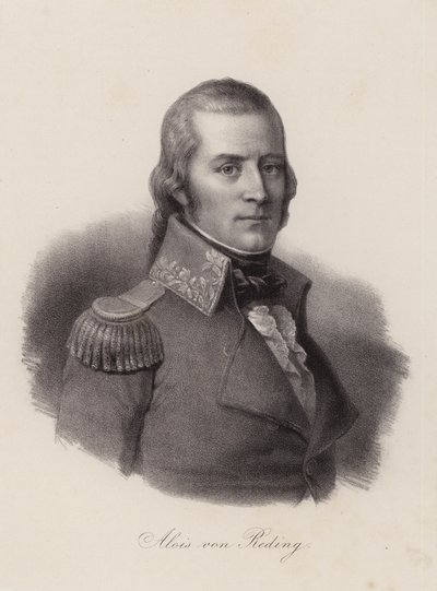 Alois von Reding, oficial militar, revolucionario y político suizo de Swiss School