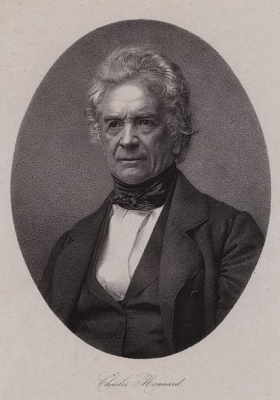 Charles Monnard, historiador suizo (grabado) de Swiss School