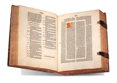 De civitate Dei, con comentario de Thomas Waleys y Nicolaus Trivet, por Agustín de Hipona, impreso en 1489 de Swiss School