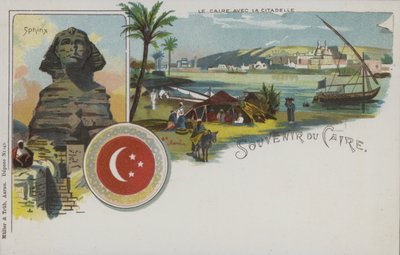 Escenas egipcias: El Cairo y su ciudadela, y la Esfinge de Swiss School