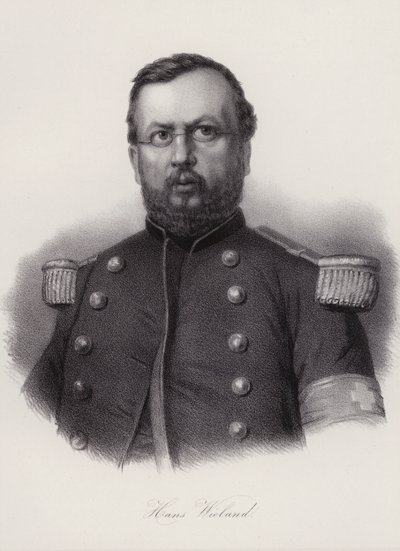 Hans Wieland, soldado suizo (grabado) de Swiss School