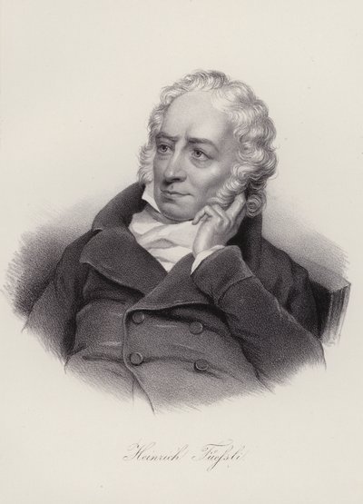 Henry Fuseli, pintor suizo (grabado) de Swiss School