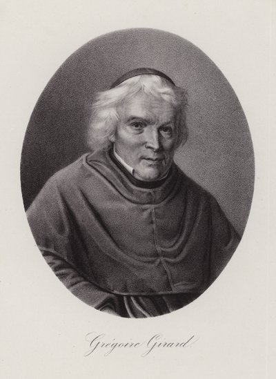 Jean-Baptiste Girard, educador franciscano suizo (grabado) de Swiss School
