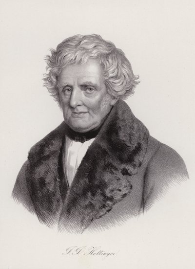 Johann Jakob Hottinger, historiador suizo (grabado) de Swiss School