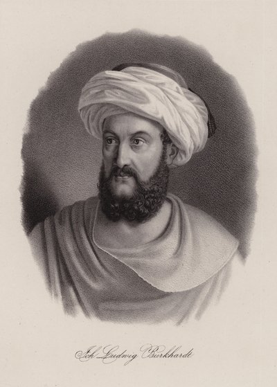 Johann Ludwig Burckhardt, viajero y geógrafo suizo de Swiss School