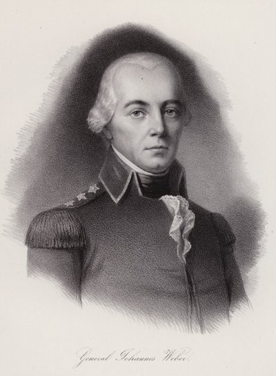 Johann Weber, general suizo muerto en la Batalla de Frauenfeld de Swiss School