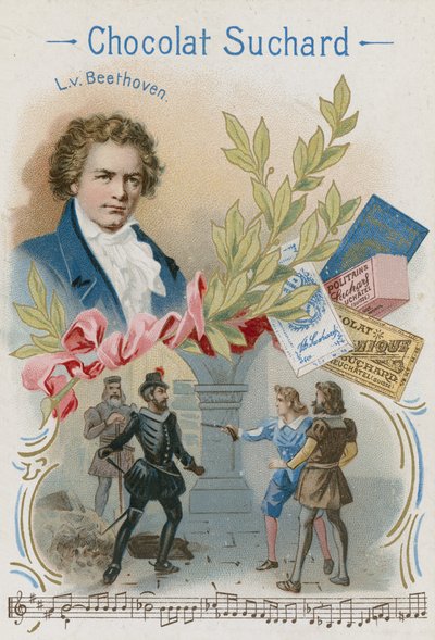 Ludwig van Beethoven, compositor y pianista alemán de Swiss School