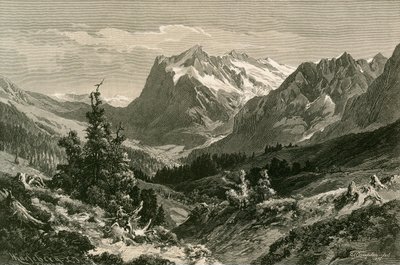 Cerca de Grindelwald, Oberland bernés de Swiss School
