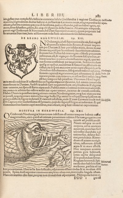 Página 983 de Cosmographiae Universalis por Sebastian Muenster, Basilea, 1572 de Swiss School