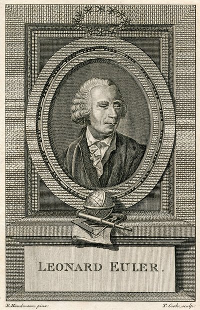 Retrato de Leonard Euler de Swiss School