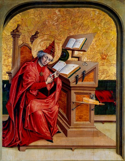 Retrato de San Gregorio el Grande de Swiss School