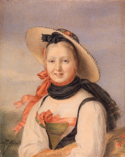 Retrato de una Niña de Swiss School
