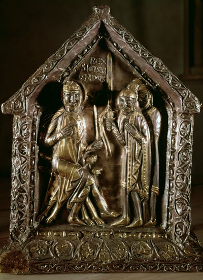Arca de reliquias de los hijos de San Segismundo, siglo XII-XIII de Swiss School