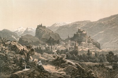 Sion, capital del cantón Valais de Swiss School