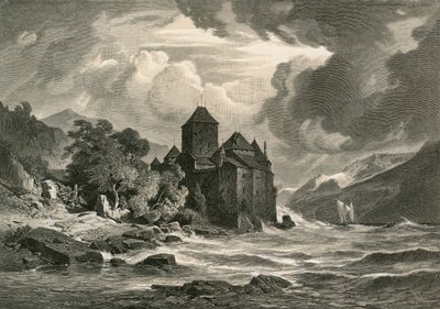 El castillo de Chillon, lago de Ginebra de Swiss School