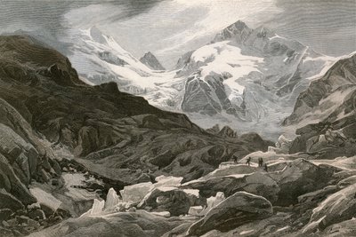 El glaciar Morteratsch, Engadine superior de Swiss School