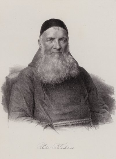 Theodosius Florentini, sacerdote y reformador social suizo (grabado) de Swiss School