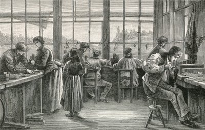 Taller de relojeros en La Chaux-de-Fonds de Swiss School