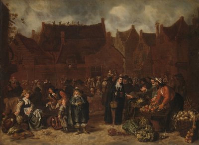 Mercado de verduras de Sybrand van Beest
