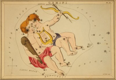 Géminis, Ilustración de 