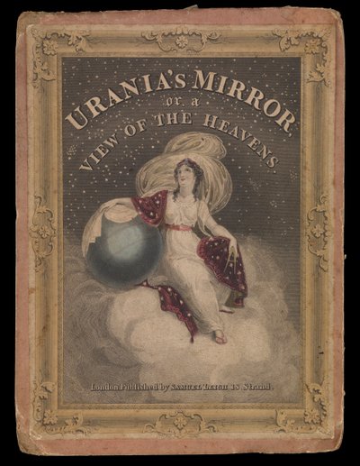Espejo de Urania o una vista de los cielos (tarjetas de constelaciones), c.1825 (tarjeta, papel, pañuelo) de Sydney Hall
