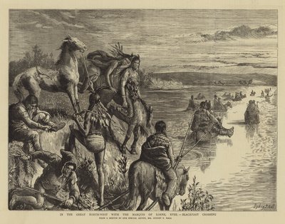 En el Gran Noroeste con el Marqués de Lorne, XVIII, Blackfoot Crossing de Sydney Prior Hall