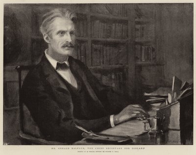 Sr. Gerald Balfour, el Secretario Principal para Irlanda de Sydney Prior Hall