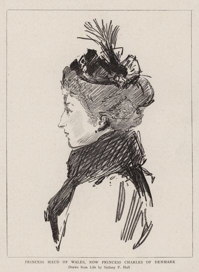 Princesa Maud de Gales, ahora Princesa Carlos de Dinamarca de Sydney Prior Hall