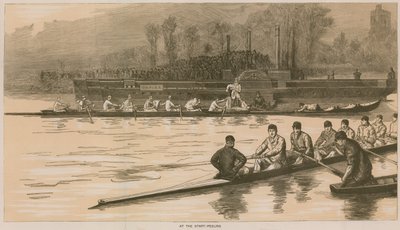 Reminiscencias de una Carrera de Botes de Oxford y Cambridge: En la Salida-Peeling de Sydney Prior Hall