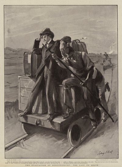 La evacuación de Burghersdorp, los últimos en irse de Sydney Prior Hall