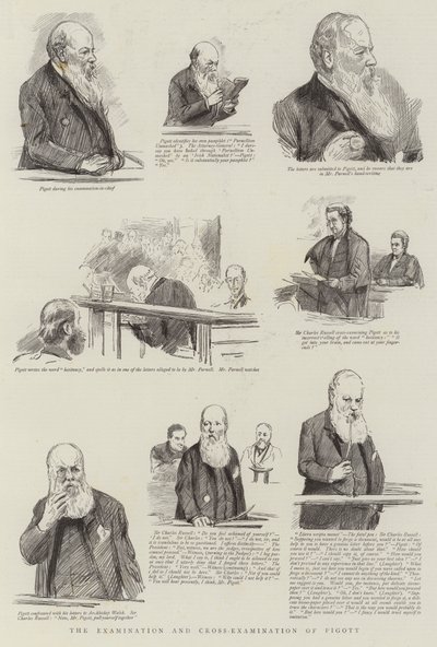 El examen y el contraexamen de Pigott de Sydney Prior Hall