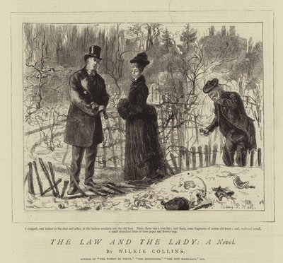 La ley y la dama, una novela de Sydney Prior Hall
