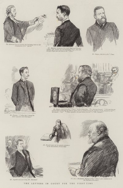 Las cartas en la corte por primera vez de Sydney Prior Hall
