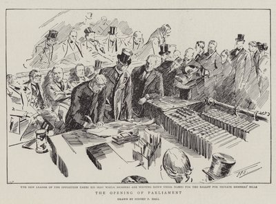 La apertura del Parlamento de Sydney Prior Hall