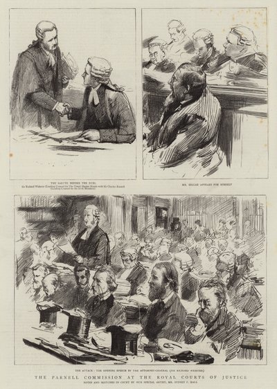La Comisión Parnell en los Tribunales Reales de Justicia de Sydney Prior Hall