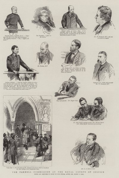 La Comisión Parnell en los Tribunales Reales de Justicia de Sydney Prior Hall