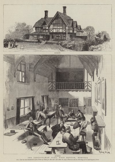 El Club Sandringham, West Newton, Norfolk de Sydney Prior Hall