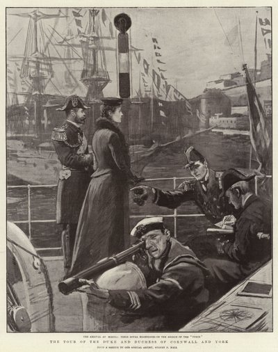 La gira del Duque y la Duquesa de Cornualles y York de Sydney Prior Hall