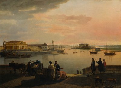 Una vista desde San Petersburgo, 1817 de Sylvester Feodosiyevich Shchedrin