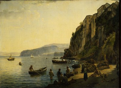 El pequeño puerto de Sorrento, 1826 de Sylvester Feodosiyevich Shchedrin