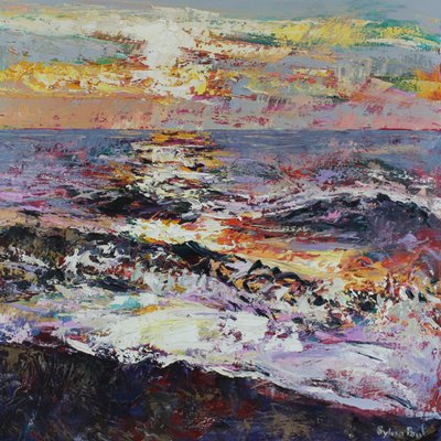 Amanecer, 2021 (óleo sobre lienzo) de Sylvia Paul
